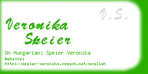 veronika speier business card